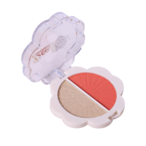Paleta Doble Iluminador y Rubor Flor