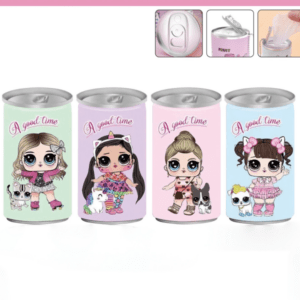 Toallas Humedas en latita KAwaii