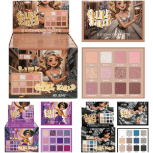 Lote de 10 paletas 12 Colores Girl World