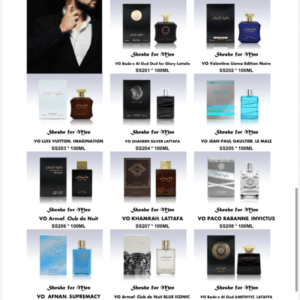 Lote de 10 Perfumes 100(ml) Dupes Aromas Virales Hombre