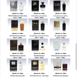 Lote de 10 Perfumes 100(ml) Dupes Aromas Virales Hombre